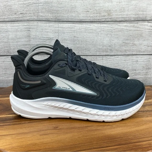 Altra Torin 7 Men's Athletic Shoes - Black and White - Picture 4 of 12